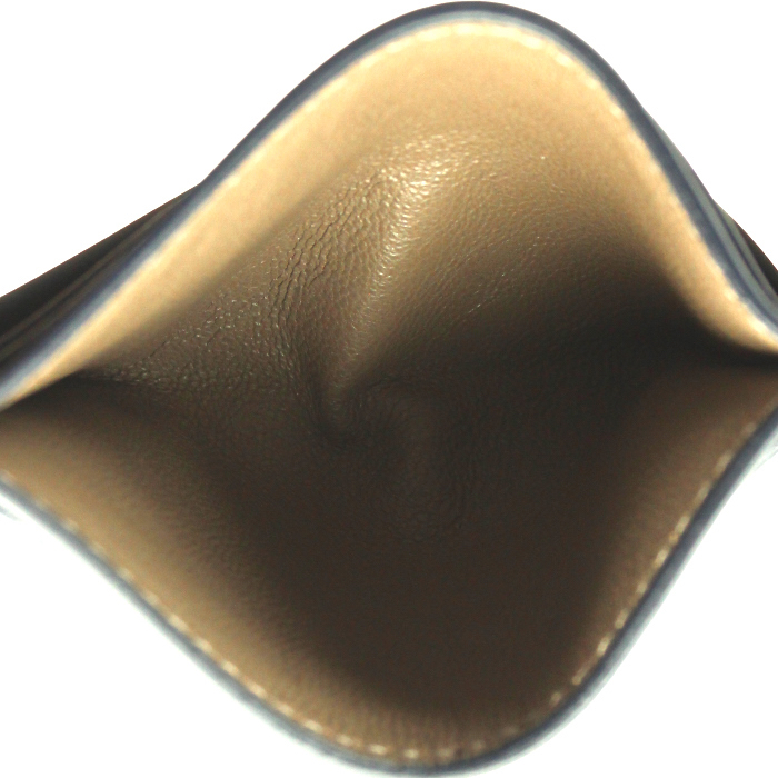 Bottega Veneta card wallet in blue intrecciato leather - Detail D1