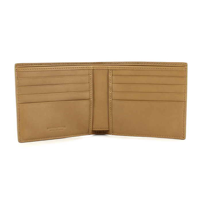 Bottega Veneta wallet in brown intrecciato leather - Detail D1