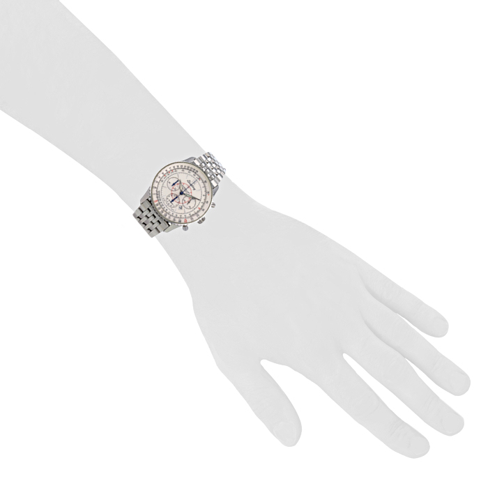 Breitling Montbrillant watch in stainless steel Circa  2000 - Detail D1