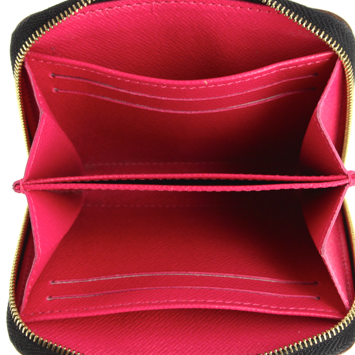 Portacarte  in tela monogram multicolore nera - Detail D2