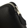 Hermes Silky Pop - Shop Bag shopping bag in brown printed canvas and brown leather - Detail D3 thumbnail