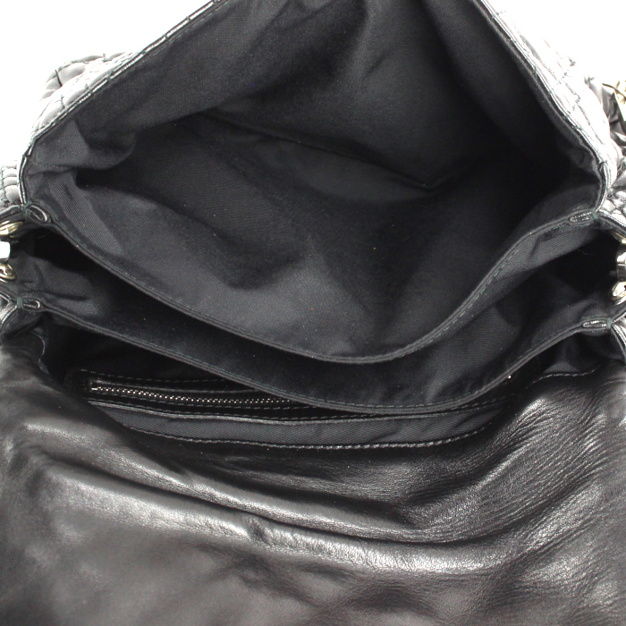 Dior Miss Dior handbag in black quilted leather - Detail D2