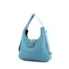 Handbag in blue togo leather - 00pp thumbnail