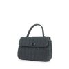 Chanel small model handbag in blue denim canvas - 00pp thumbnail
