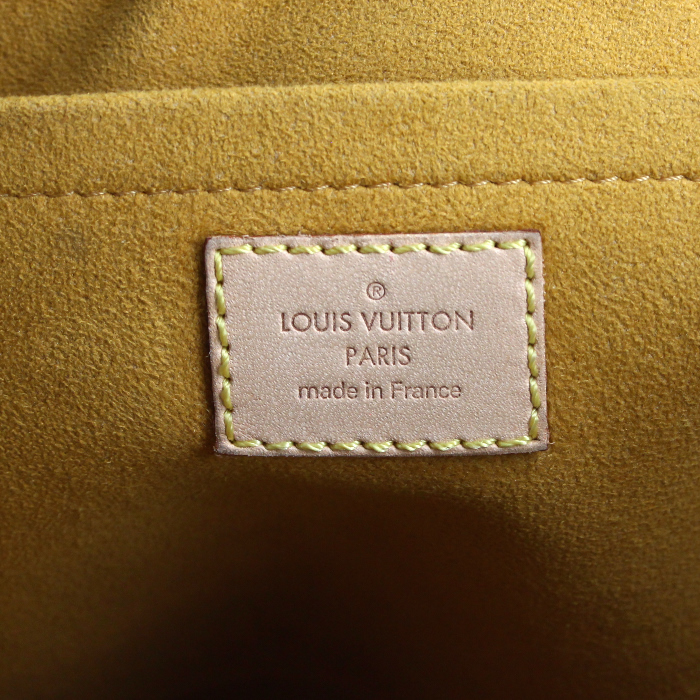 Louis Vuitton handbag in monogram denim canvas and natural leather - Detail D3