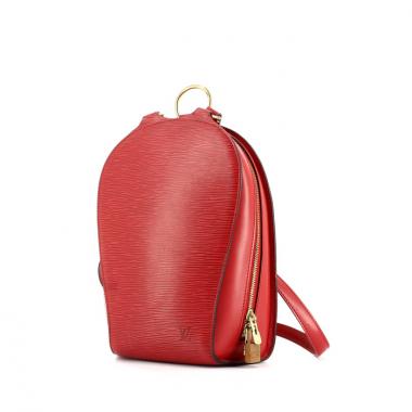 Zaino Louis Vuitton Mabillon in pelle Epi rossa