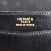 Hermes Lydie handbag/clutch in black box leather - Detail D3 thumbnail