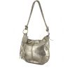 Ralph Lauren handbag in silver and gold leather - 00pp thumbnail