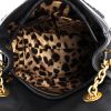 Dolce & Gabbana handbag in black jersey canvas and black leather - Detail D3 thumbnail