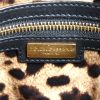 Dolce & Gabbana handbag in black jersey canvas and black leather - Detail D4 thumbnail