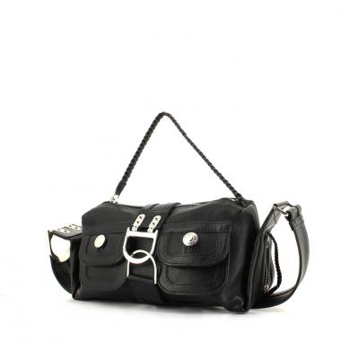 Sac à main Dior en cuir noir