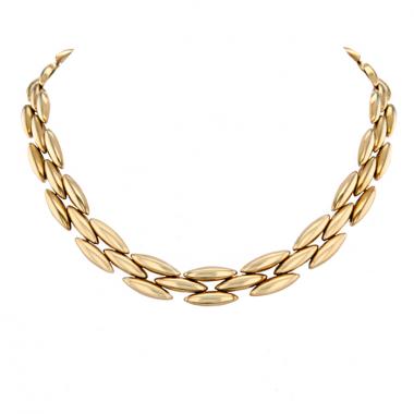 Cartier Gentiane medium model 1990's necklace in yellow gold