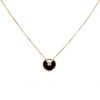 Cartier Amulette small model necklace in pink gold,  onyx and diamond - 00pp thumbnail