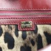 Bolso de mano Dolce & Gabbana modelo grande en piel de pitón roja - Detail D4 thumbnail
