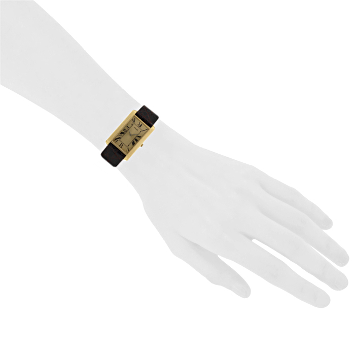 Reloj Piaget Tradition de oro amarillo 18k Circa  1980 - Detail D1