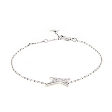 Bracciale Mauboussin in oro bianco e diamanti