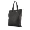Bulgari shopping bag in black leather - 00pp thumbnail
