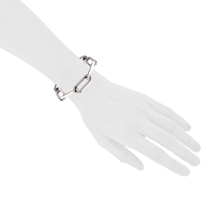 Dinh Van Maillons size XL bracelet in silver - Detail D1