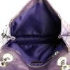 Bolso de mano Moschino en cuero acolchado morado - Detail D3 thumbnail