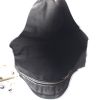 Bolso de mano Gucci en cuero negro y lona bicolor - Detail D2 thumbnail