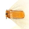 Hermes shoulder bag in beige canvas and natural leather - Detail D3 thumbnail
