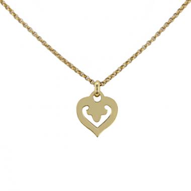 O.J. Perrin Légende medium model necklace in yellow gold