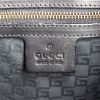 Bolso de mano Gucci en lona negra y cuero negro - Detail D3 thumbnail