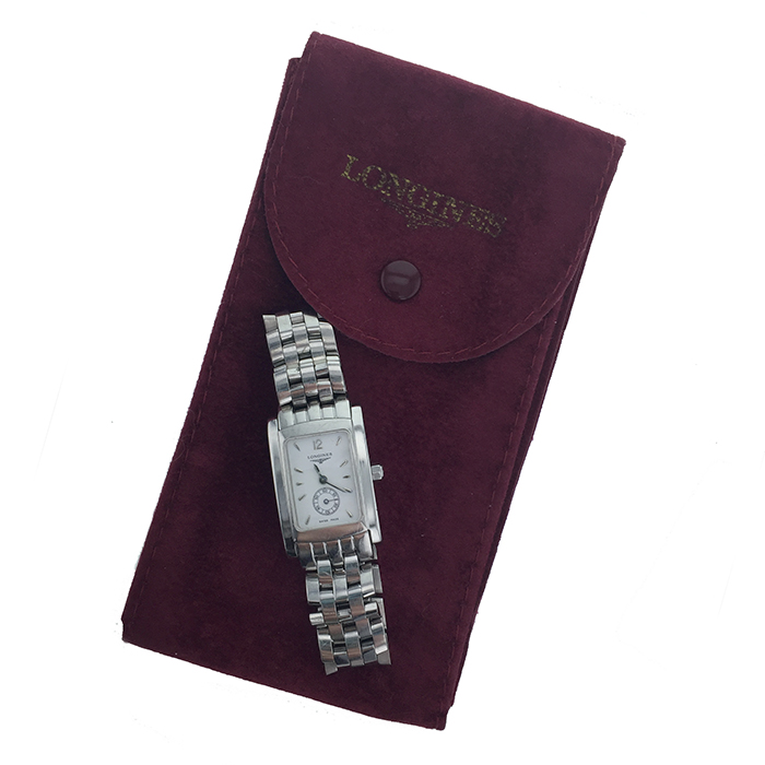 Longines Elegance-Dolcevita watch in stainless steel Circa 2000 - Detail D2