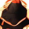Tod's handbag in orange grained leather - Detail D3 thumbnail
