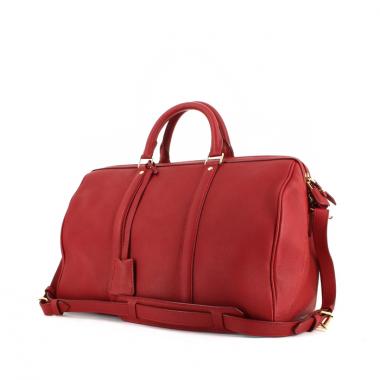Sac à main Louis Vuitton Sofia Coppola en cuir grainé rouge