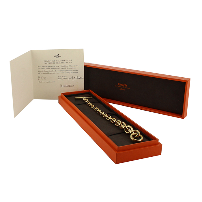 Bracciale Hermes in oro giallo