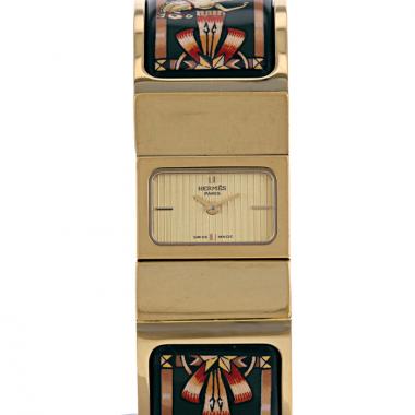 Reloj Hermes Loquet de oro chapado