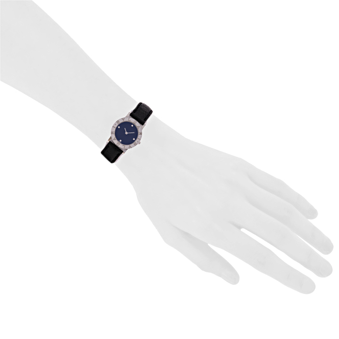Bulgari Bulgari Bulgari watch in stainless steel Ref: BB26SLD Circa 2000 - Detail D1