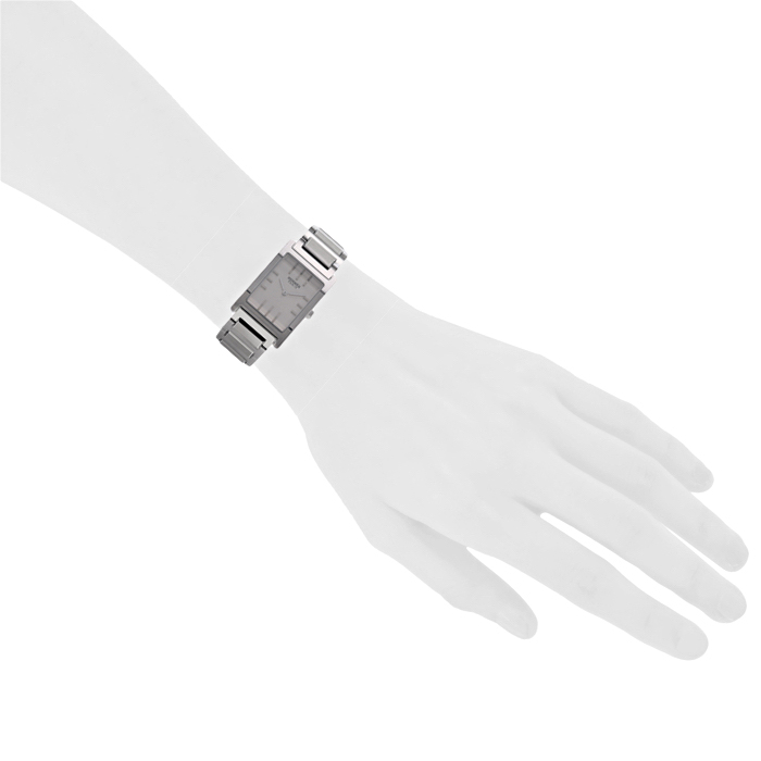 Hermes Tandem watch in stainless steel Circa  2000 - Detail D1