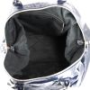 Yves Saint Laurent Easy handbag in dark blue patent leather - Detail D2 thumbnail