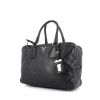 Prada handbag in dark blue leather - 00pp thumbnail