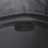 Porta-documentos Louis Vuitton en lona a cuadros y cuero negro - Detail D4 thumbnail