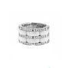 Chanel Ultra flexible large model ring in white gold,  ceramic and diamonds - 00pp thumbnail
