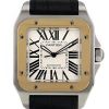 Cartier Santos-100 watch in gold and stainless steel Circa 2010 - 00pp thumbnail