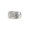 Mauboussin Grande Vie ring in white gold,  mother of pearl and diamonds - 00pp thumbnail