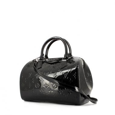 Bolso de mano Louis Vuitton en charol Monogram negro