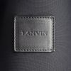 Lanvin briefcase in blue leather - Detail D4 thumbnail