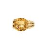 Poiray Fil ring in yellow gold and in citrine - 00pp thumbnail
