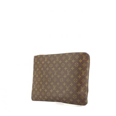Porta-documentos Louis Vuitton Poche-documents en lona Monogram