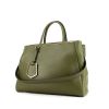 Fendi 2 Jours handbag in green leather - 00pp thumbnail