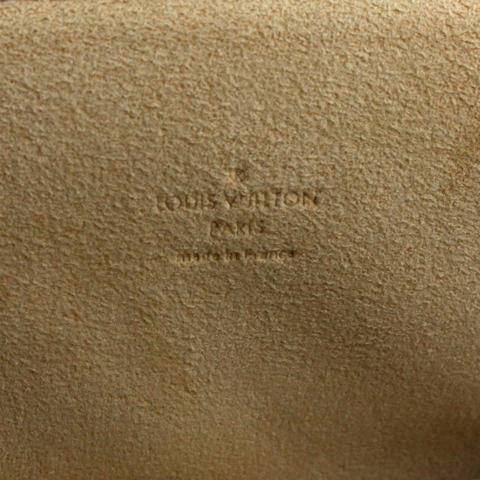 Louis Vuitton Beverly large model handbag in monogram canvas and natural leather - Detail D3