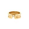 Cartier C De Cartier open small model ring in yellow gold - 00pp thumbnail