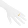 Cartier C De Cartier open small model ring in yellow gold - Detail D1 thumbnail