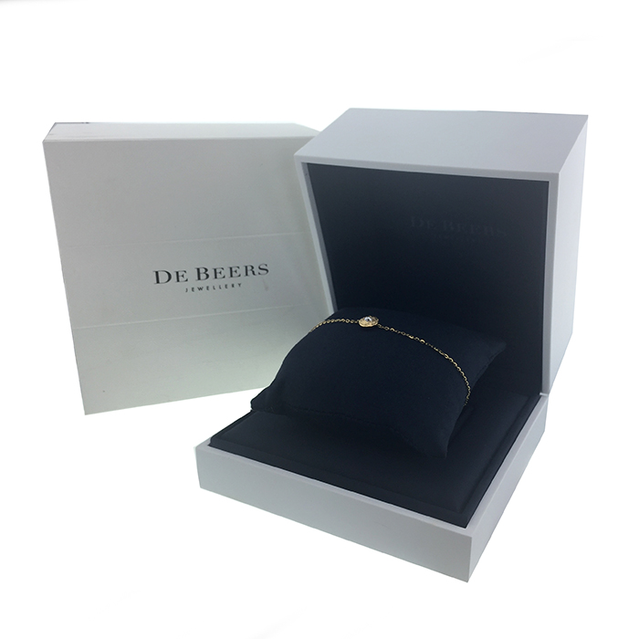 Bracciale De Beers Talisman in oro rosa e diamante grezzo undefined