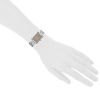 Hermes Heure H - Wristlet watch in stainless steel Circa  2000 - Detail D1 thumbnail